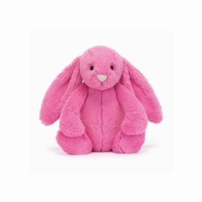 Jellycat Bashful Hot Pink Bunnies Australia | 031657UDK